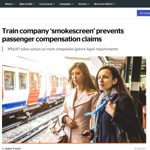 Train company ‘smokescreen’ prevents passenger compensation claims