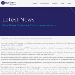 Delay Repay 15 goes live for Northern customers